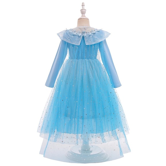 Frozen Elsa embroidered sparkly costume dress - Picture 3 of 10